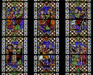 Window Depicting the Childhood of Christ: Six Scenes